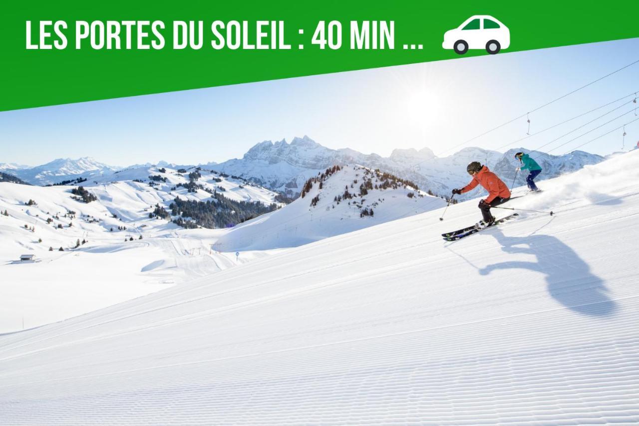 Apartament Viva Leman- Hypercentre - Vue Panoramique- Parking - Wifi Thonon-les-Bains Zewnętrze zdjęcie